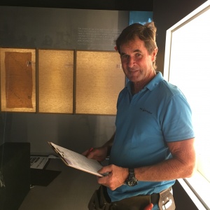 Greg from Lamond Building – specialist in museum fitouts 