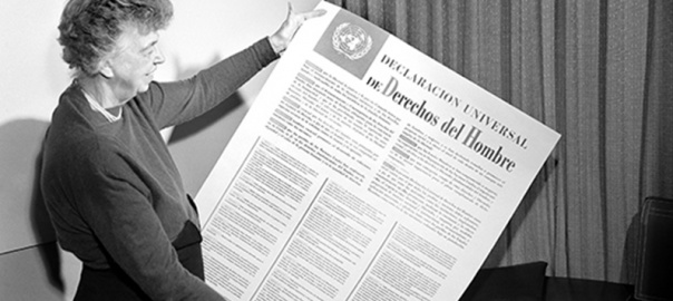 “Man’s desire for peace lies behind this Declaration.”