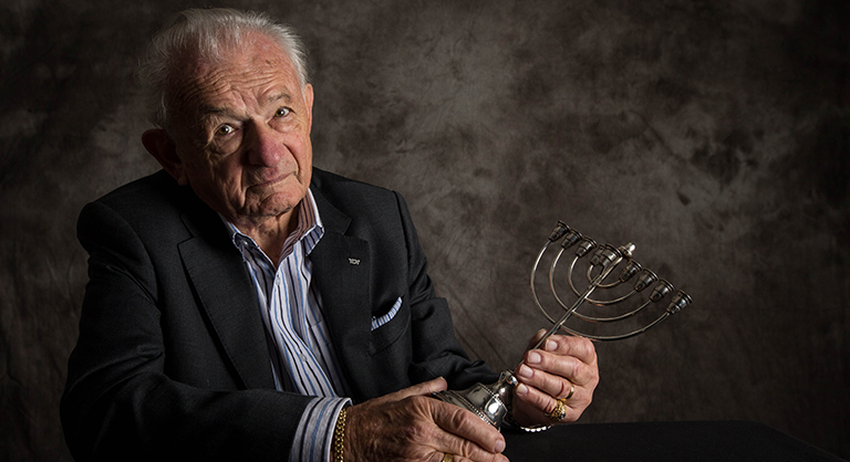 Holocaust survivor Leon Milch